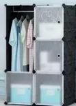 2 Columns Plastic Wardrobe - Brand New - 1