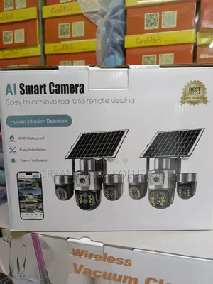 ApexVision Triple-Lens Solar Security Camera