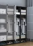 4-Column Plastic Wardrobe - Brand New - 1