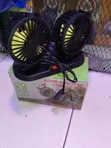 Vehicle Fan, Double Headed, 360 Degrees Rotation - 2