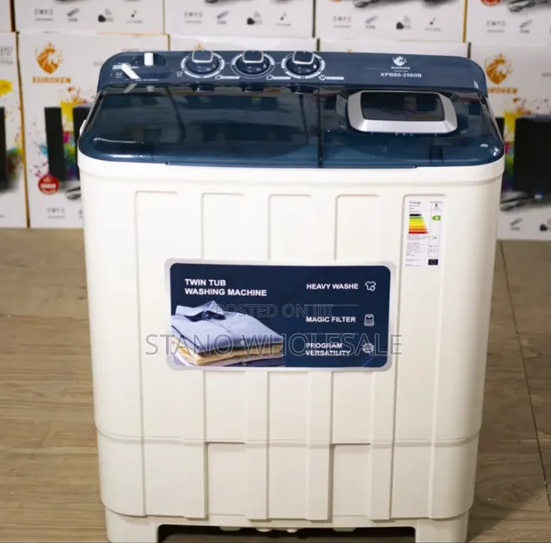Uroken 12kg Twin Tub Washing Machine - 1