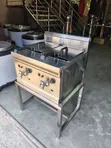 32-Litre Double Gas Fryer - Stainless Steel Commercial - 1
