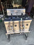 32-Litre Double Gas Fryer - Stainless Steel Commercial - 3