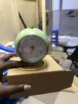 Mini Round Bedside Alarm Clock - 1