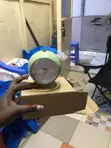 Mini Round Bedside Alarm Clock - 2