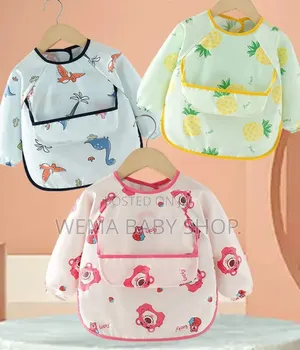 🧸 Waterproof Baby Feeding Bib (Full Sleeve) 👶