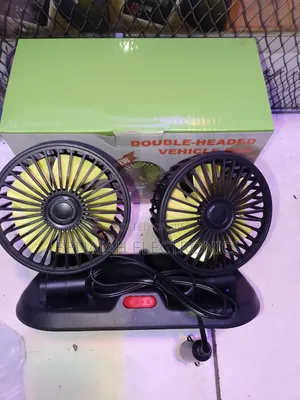 Vehicle Fan, Double Headed, 360° Rotation, Low Noise