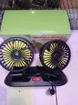 Vehicle Fan, Double Headed, 360° Rotation, Low Noise - 1