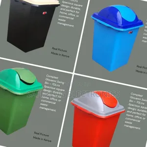 Complast 70L Swing Bin - Heavy-Duty Plastic Waste Bin