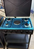 Olelon 4+1 Standing Cooker with Shelves - 2