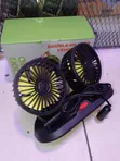 Vehicle Fan, Efficient Double Headed, 360 Rotation - 2