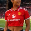 Manchester United Home Ladies Crop Top - 1