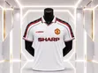 Sharp Manchester United Old School White Sweatshirt - 1