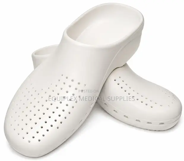 White Autoclavable Hospital Theater Clogs (Antistatic) - 1