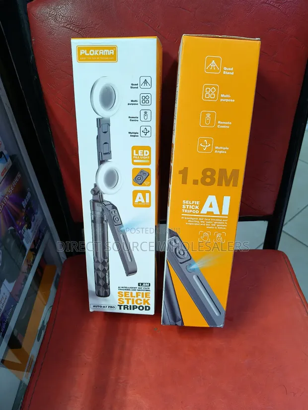 AI Selfie Stick 1.8M Tripod inayoweza Kupanuliwa - 1