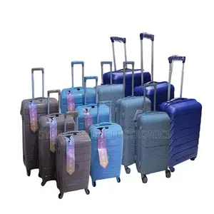 3-Piece Unbreakable Rubber Suitcase & Briefcase Set