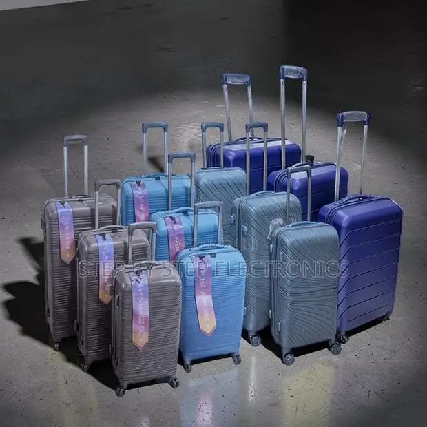 3-in-1 Unbreakable Rubber Suitcase & Briefcase Set - 1
