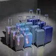 3-in-1 Unbreakable Rubber Suitcase & Briefcase Set - 1