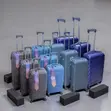 3-in-1 Unbreakable Rubber Suitcase & Briefcase Set - 1