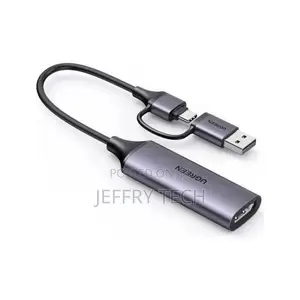 Ugreen Full HD 1080p 60FPS Capture Card HDMI to USB/Type-C