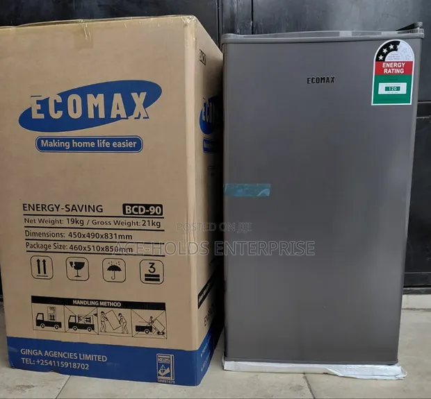 Ecomax 90 Litres Single Door Refrigerator (Dark Silver) - 1
