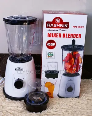 Rashnik 2-in-1 Electric Blender & Dry Grinder (450W)