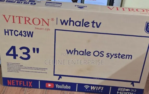 Vitron 43-inch Whale LED Smart TV - 1