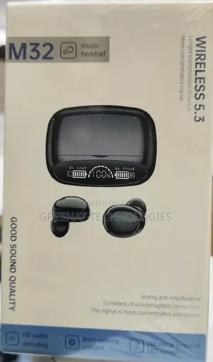 Siri Voice Call M32 Wireless Earbuds - Bluetooth 5.3