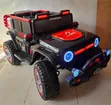 Kids Electric Ride-on Police Jeep 4WD LED Lights Remote - 1