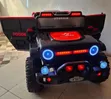 Kids Electric Ride-on Police Jeep 4WD LED Lights Remote - 2