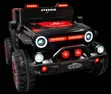 Kids Electric Ride-on Police Jeep 4WD LED Lights Remote - 3