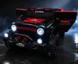 Kids Electric Ride-on Police Jeep 4WD LED Lights Remote - 4