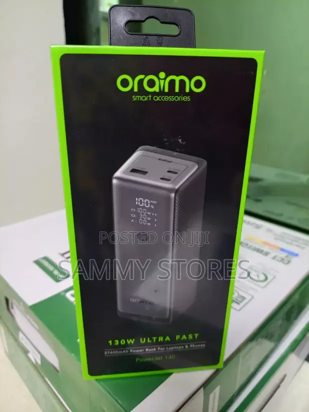 Oraimo PowerJet 130 130W Power Bank ya Laptop - 1