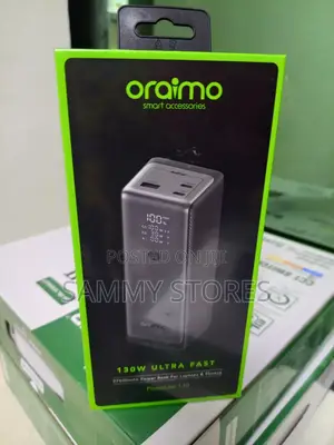 Oraimo PowerJet 130 130W Power Bank ya Laptop