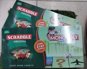 2-in-1 Monopoly and Scrabble Game