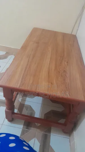Used Brown Rectangular Coffee Table