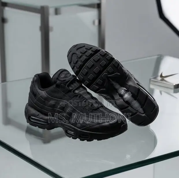Nike Air Max 95 Triple Black Sneakers - 1