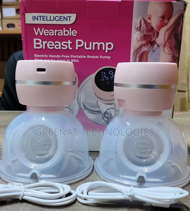 Intelligent Double Wearable Breast Pump - Hands-Free Portable - 1