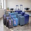 3-Piece Unbreakable Rubber Suitcase & Briefcase Set - 1