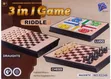 3-in-1 Game Set: Ludo, Chess, Checkers - 3