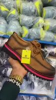 Men's Timberland Chunky Sole Casual Leather Shoes - 4