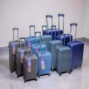 3-in-1 Unbreakable Rubber Suitcase & Briefcase Set