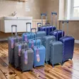 3-in-1 Unbreakable Rubber Suitcase & Briefcase Set - 1