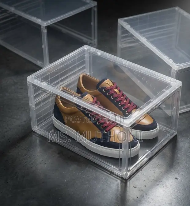 1 PC Organizer / Display Drop-Front Shoe Box - 1