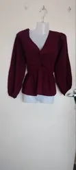 Zara Women's Long Sleeve Top - 1