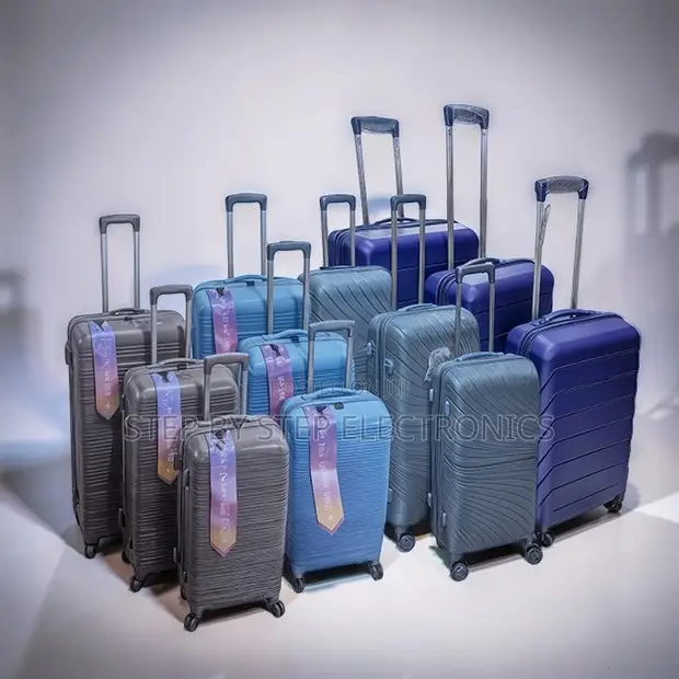 3-in-1 Unbreakable Rubber Suitcase & Briefcase Travel Set - 1