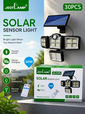 Jsot Four Head Solar Sensor Light 500W