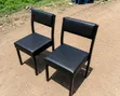 Modern Black Visitors Chair - 1