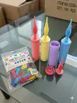 Manual Balloon Inflator + 100 Balloons Pack - 1