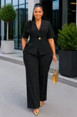 2Pc Official Ladies Trouser Suit - 3